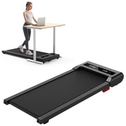 Portable Walking Pad, under Desk Treadmill 300 Lb Capacity, Speed Range 0.4~6Mph for Home Office Walking/Running