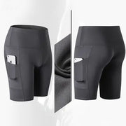 High-Waisted Yoga Fitness Shorts