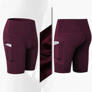 High-Waisted Yoga Fitness Shorts