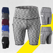 High-Waisted Yoga Fitness Shorts
